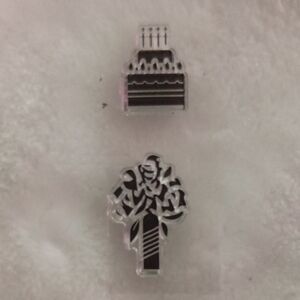 Black and Clear Home Design Stamps